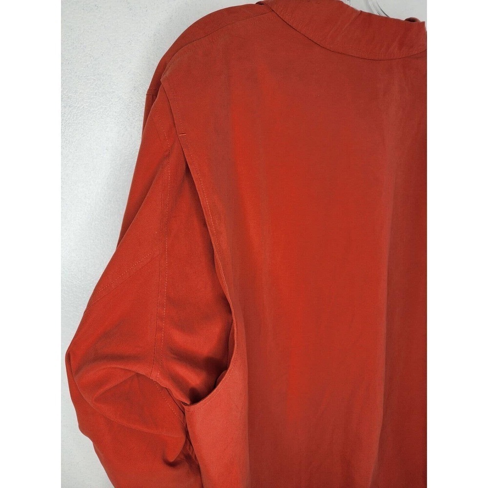 Vintage Orvis Signature Series Jacket Mens M Soft Faux Suede Lined Burnt… - Picture 5 of 15